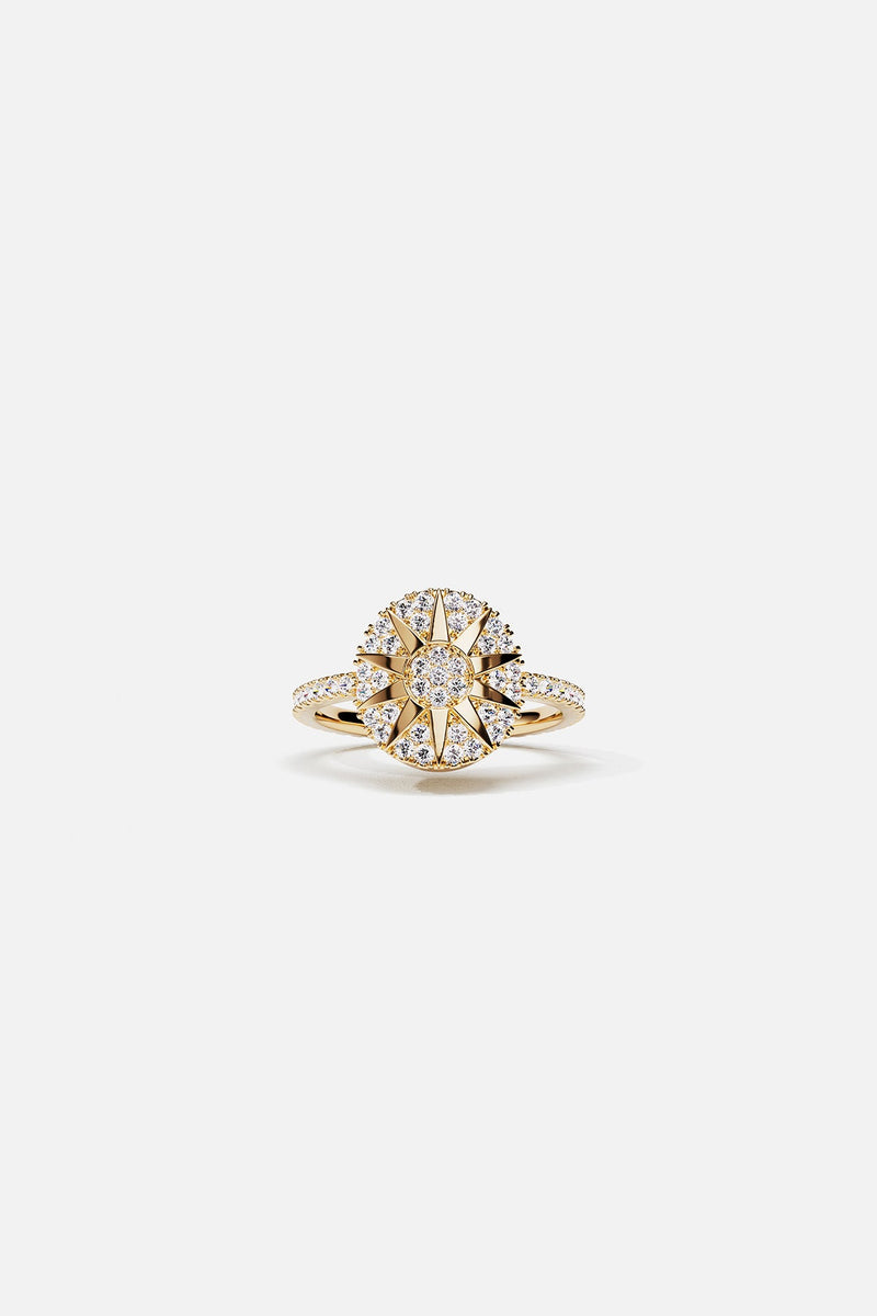 Soleil Pavé Ring