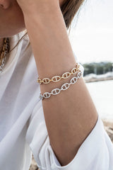 APM Monaco Maille Marine Chain Bracelet in Yellow Gold