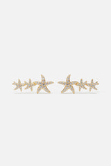 Sea Star Climber Earrings