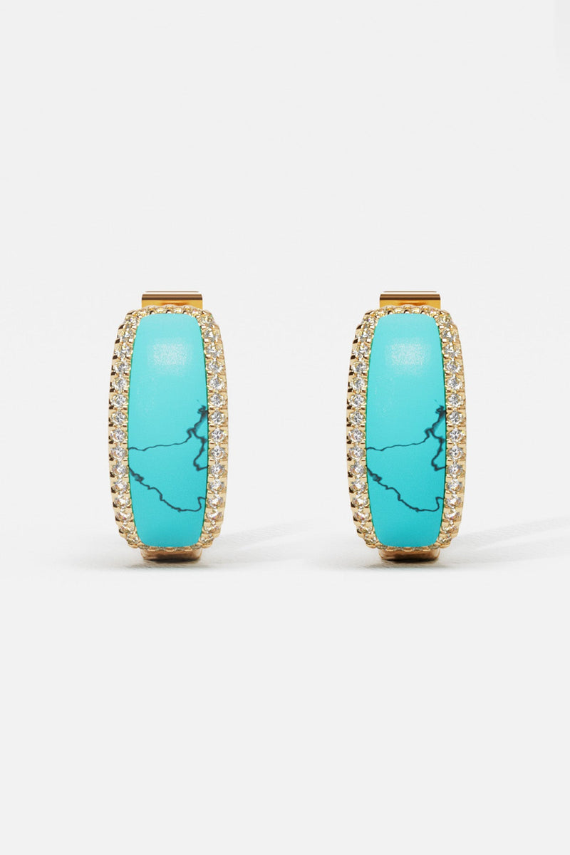 Lagoon Hoop Earrings