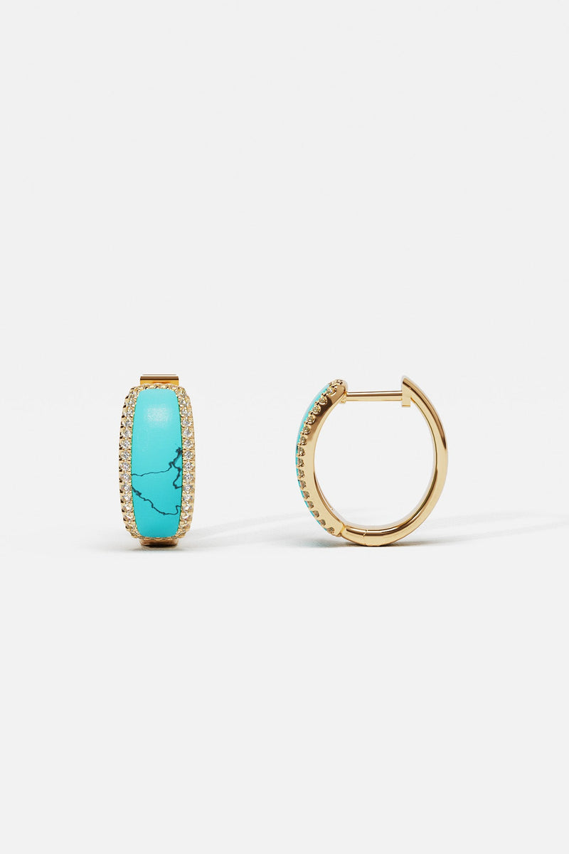 Lagoon Hoop Earrings