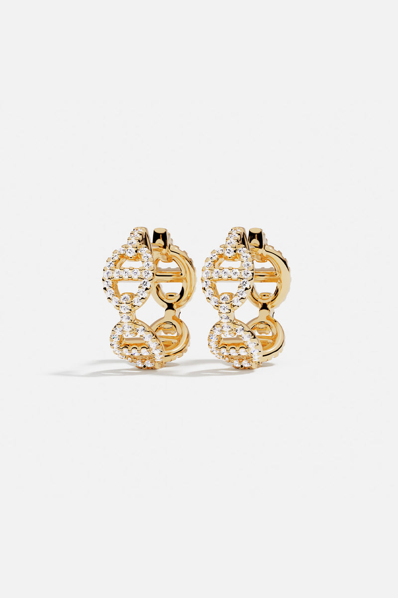 Maille Marine Hoop Earrings