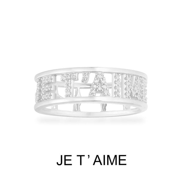 JE T'AIME Ring - silver