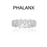 Couture Phalanx Ring - White Silver