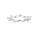 Festival Dainty Ring - White Silver