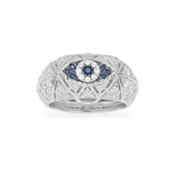 Lucky Eye Ring - White Silver