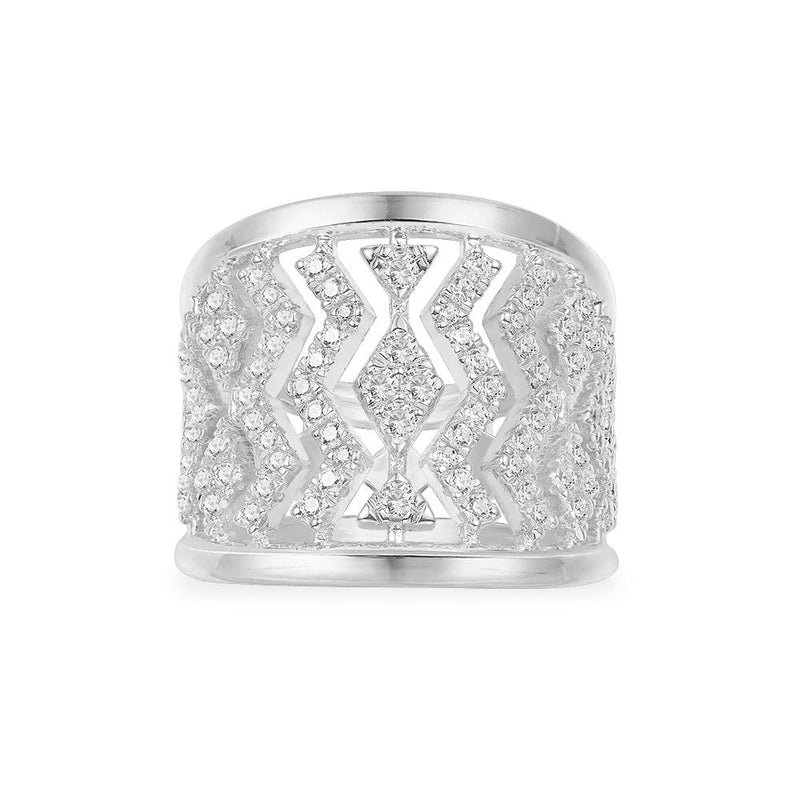 Batik Ring - silver