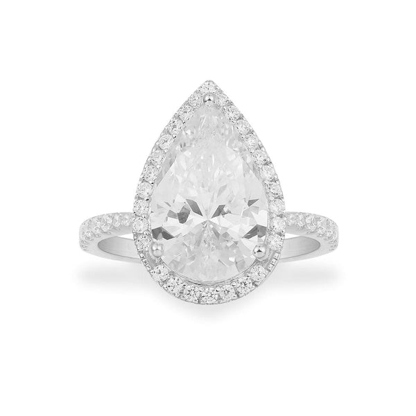 Pear Pavé Ring