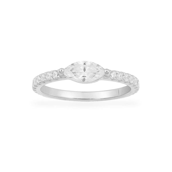 Oval Pavé Ring