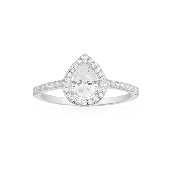 Pear Pavé Ring