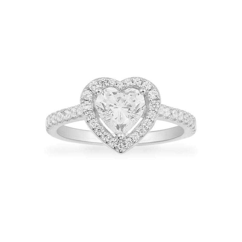 Heart Pavé Ring