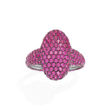 Fuchsia Oval Ring