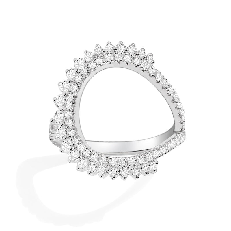 Lune Pavé Ring