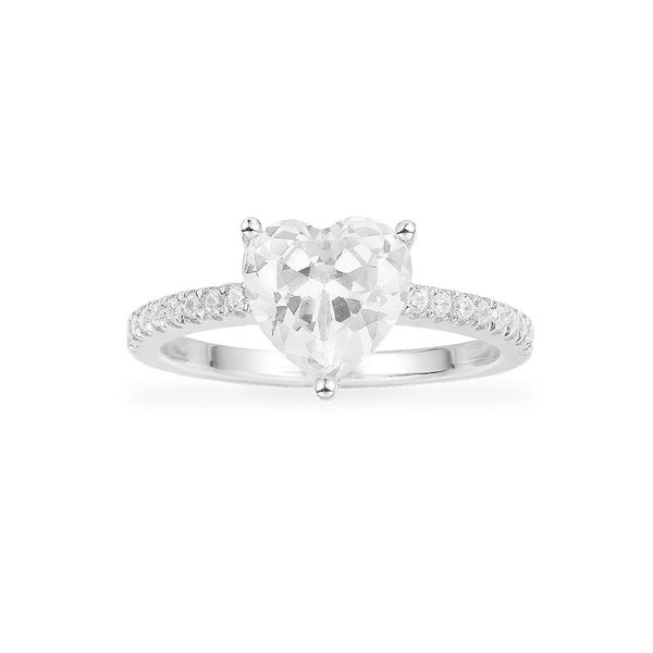 Heart Pavé Ring