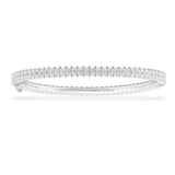 Éclat Dainty Bangle - White Silver