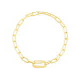 Chain Bracelet - Yellow Silver