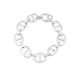 Chaîne Maille Marine bracelet - silver