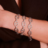 Chaîne Maille Marine bracelet - silver