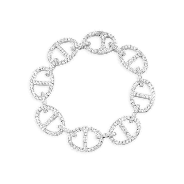 Maille Marine Chain Bracelet - silver