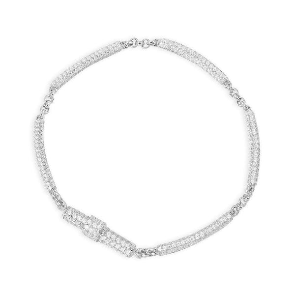 Paved Bracelet - silver