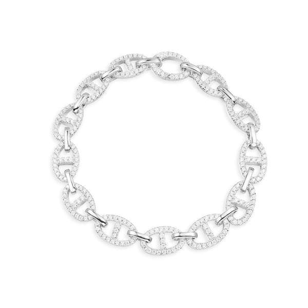 Maille Marine Chain Bracelet - silver