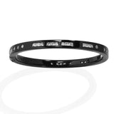 Black Bonheur Morse Code Bangle