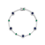 Green and Blue Stones Bracelet