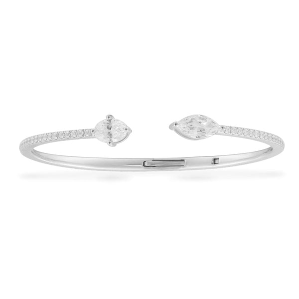 Oval Pavé Bangle