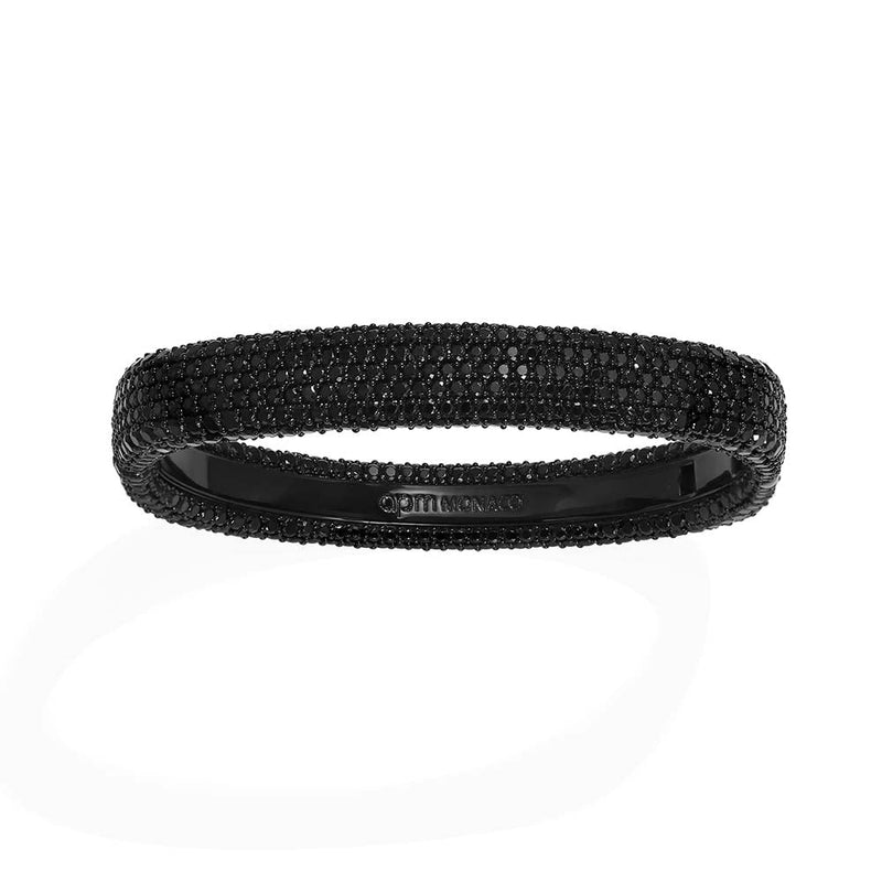 Black Chunky Pavé Bangle