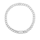 White Chain necklace - White Silver