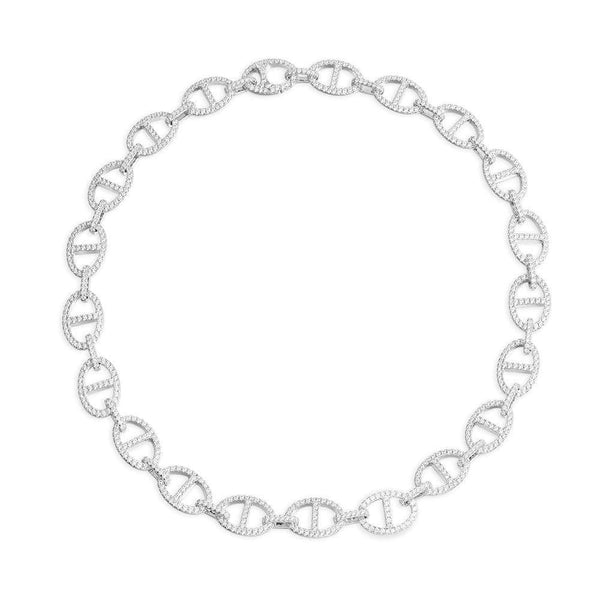 Maille Marine Chain Necklace - silver