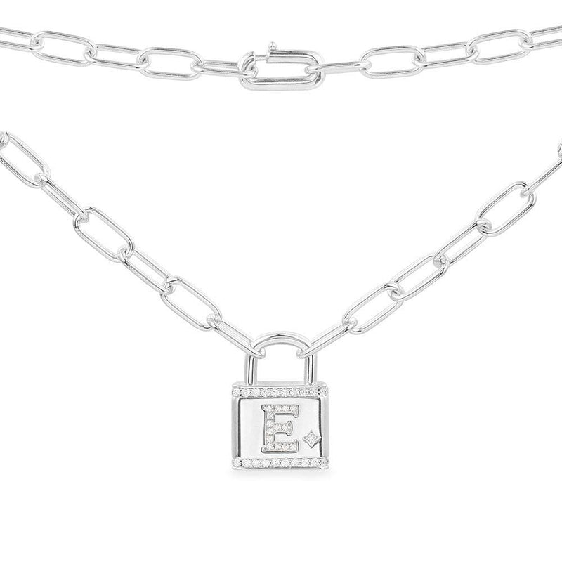 Alphabet Lock Necklace