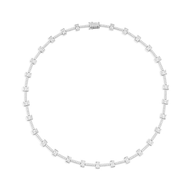 Pavé Necklace - silver