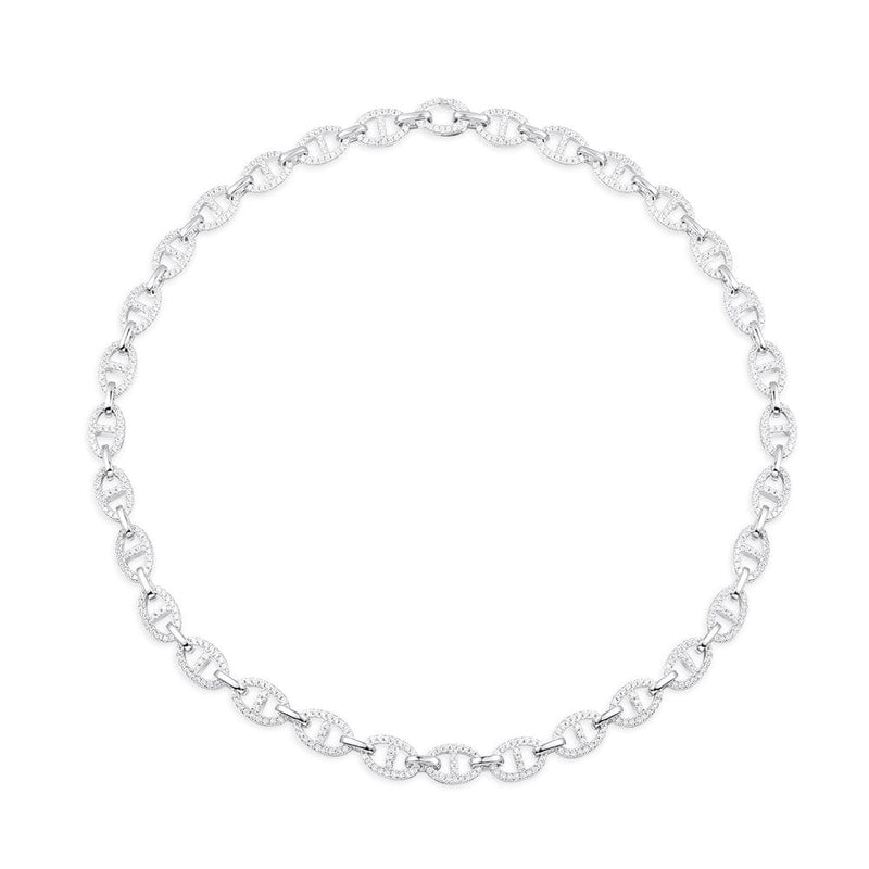 Maille Marine Chain Necklace - silver