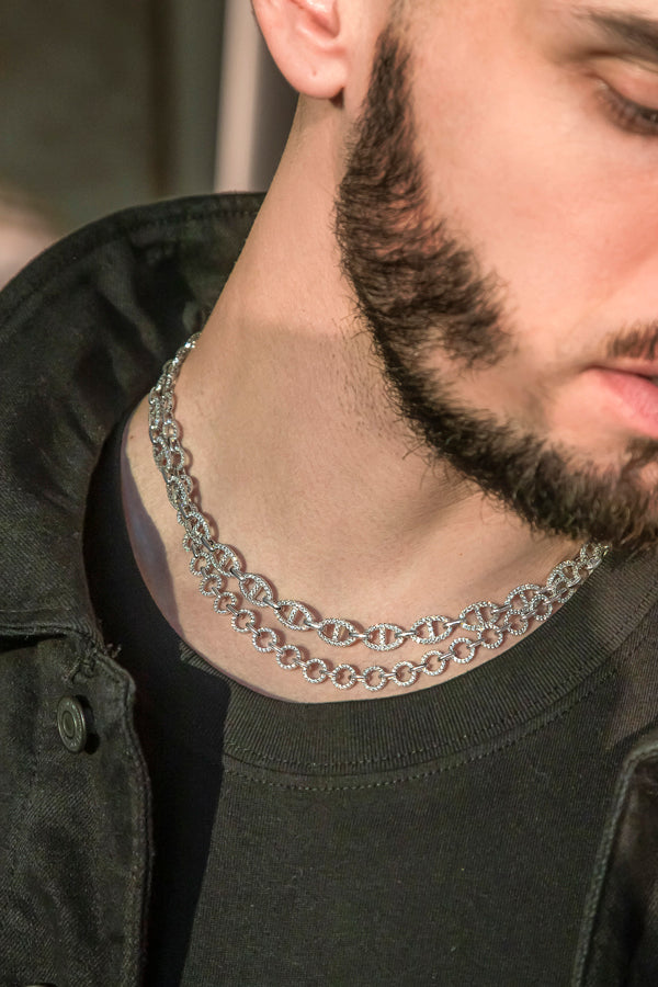 Maille Marine Chain Necklace - silver