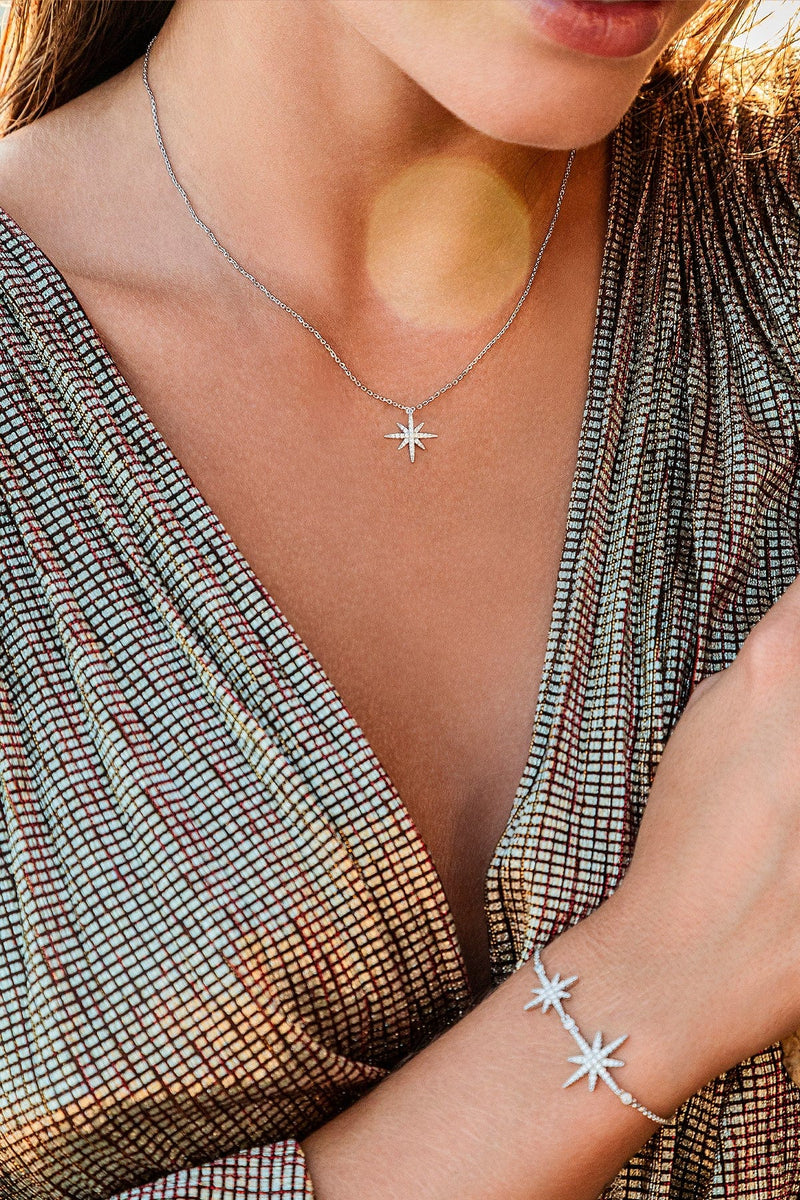 APM Monaco Météorites Necklace in Silver