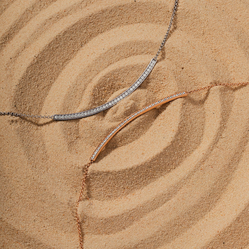 Dainty Pavé Adjustable Necklace