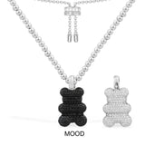 Mood Yummy Bear (Clippable) Adjustable Necklace with Beads