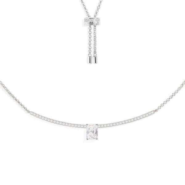 Éclat Pavé Adjustable Necklace