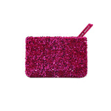 Fuchsia Sequins Clutch