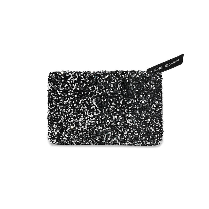 Silver Sequins Clutch