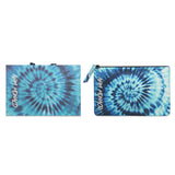 Blue Tie-Dye Clutch