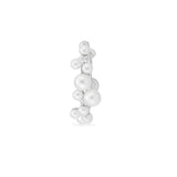 Single Pearl Ear Cuff -  Silver