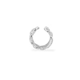 Single Chain Ear Cuff - silver