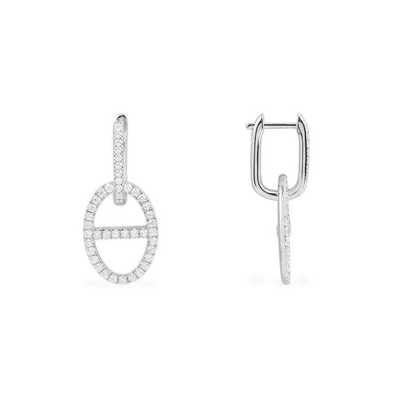 Maille Marine Earrings - Silver