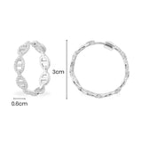 Maille Marine Hoop Earrings - silver