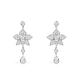 Flowers Earrings - silver