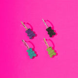 Single Captain Yummy Bear (CLIPPABLE) Hoop Earring