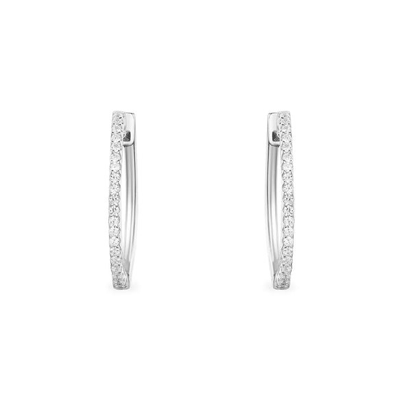 Dainty Hoop Earrings - Silver