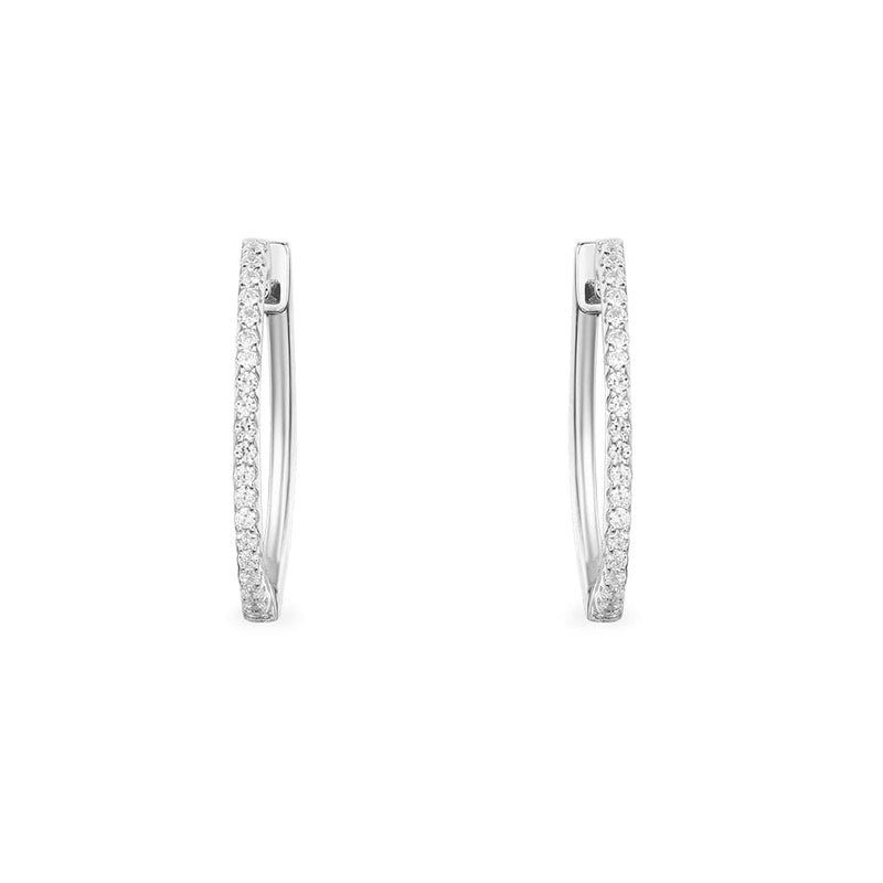 Dainty Hoop Earrings - Silver